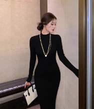 开衩吊带连衣裙女春夏自带胸垫辣妹性感收腰长裙